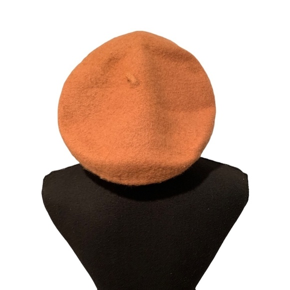 Nordstrom Wool Blend Beret in Cashew NWT - Picture 1 of 4
